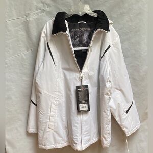 ZeroXposur Ivory and Ebony Stylish Midweight Jacket